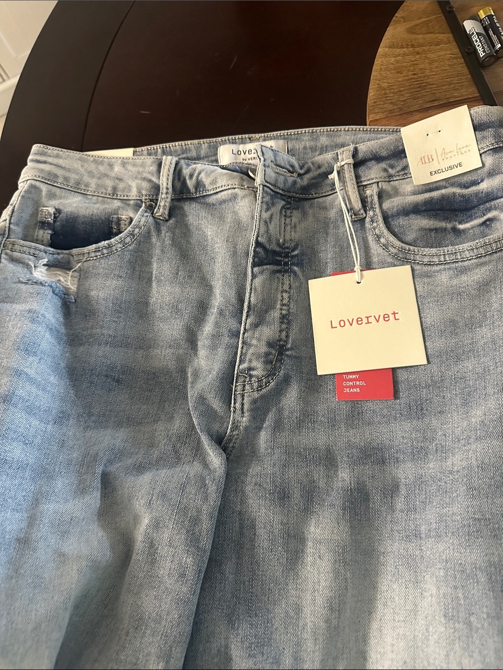 Lovervet Super High-Rise Wide Leg Cuff Denim